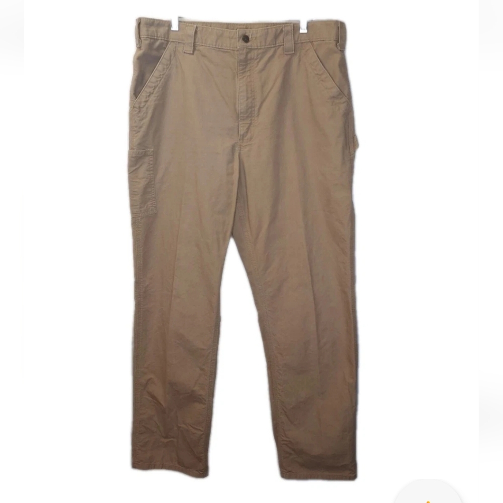 Carhartt Carpenter Pants Men 38 X 35 Streetwear Work Dungaree Fit Brown Y2k Vtg